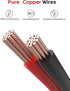 18AWG 2 Wire Electrical Cord JACKYLED 2 Conductor 10M/32.8ft Wire Cord 18 Gauge Flexible Cable for LED Strips Electrical Wire 12V/24V DC Cable, 18...