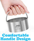 Biscuit Cutter Set for baking (5 Pieces/Set), Round Cookies Cutter with Handle, Professional Baking Dough Tools...