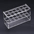 Acrylic Test Tube Holder Rack 12 Sockets for 25ml Centrifuge Tubes Clear (25ml,12 Sockets)...