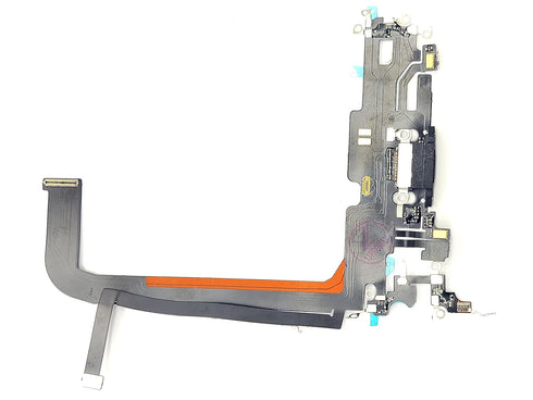 USB Dock Charging Port Flex Cable PCB Board Module Replacement Compatible with Apple iPhone 13 Pro Max (Black)...