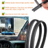 Kewucn 4 PCS Windshield Wiper Blade Refills, 28 Inches Auto Rubber Boneless Strips, Adjustable Vehicle Framless Wiper Blade Strips, Universal Repl...