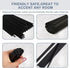 HOSSIAN 50pcs Reed Diffuser Sticks- Black Fibre Reed Diffuser Sticks-Thick Diffuser Reeds Sticks - Diffuser Sticks for Diffuser Oils Fragrance Ref...