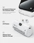 VEEKTOMX Small Portable Charger for iPhone, Fast Charging Power Bank Mini 5000mAh Battery Pack Compatible with iPhone 14/14 plus/14 Pro Max/13/13P...