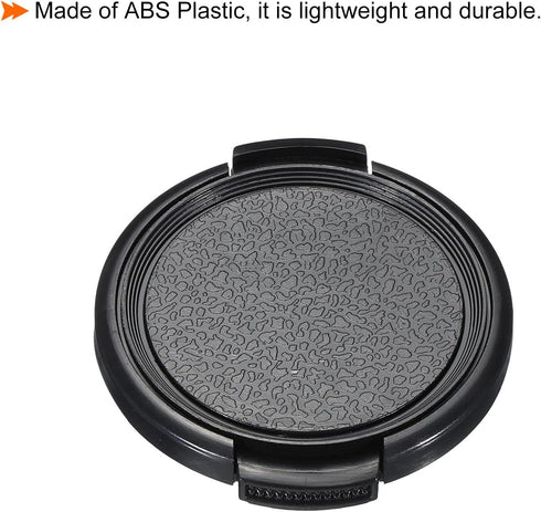 PATIKIL Camera Lens Cap, 2 Pack Sides Pinch Front Lens Cover with Microfiber Cleaning Cloth for 46mm Thread Universal DSLR Lenses for Nikon, for F...