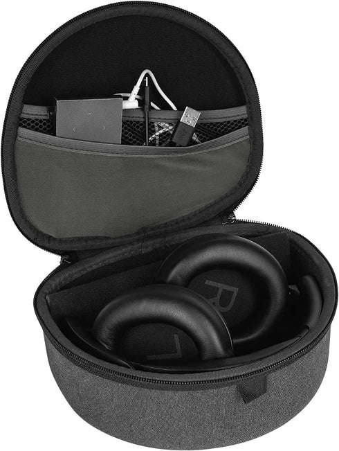 Geekria Shield Headphones Case for Foldable Over-Ear Headphones, Replacement Hard Shell Travel Carrying Bag with Cable Storage, Compatible with JB...