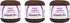 Aunt Lydia Classic Fudge Brown Crochet - 3 Pack of 350y/320m - Cotton - Gauge 10 - Crochet......