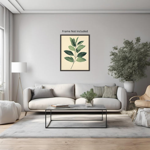 Posterizer 1 pcs-plant leaves-Chic art for plant lovers 11-Floral & Botanical Art-Workplace & Office Art-Living Room Bedroom Decor- unframed wall ...