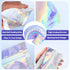 6x9 inch Holographic Packaging Bags, Resealable Foil Pouch Mylar Sample Bag Great for Small Business and Party Favor Food Storage?50 Pcs-6x9 in?Ho...