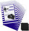 500 Pieces Lens Cleaning Paper Tissue and 2 Double Sided Cleaning Cloth-Lens Cleaning Paper for Camera Lenses, Microscopes, Computer Screens, Magn...