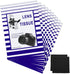 500 Pieces Lens Cleaning Paper Tissue and 2 Double Sided Cleaning Cloth-Lens Cleaning Paper for Camera Lenses, Microscopes, Computer Screens, Magn...