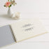 ANGEL & DOVE Funeral Guest Book & 2 Signs Set - Ivory, 12 x 8 - Create a Beautiful Memory Table at a Memorial or Celebration of Life...