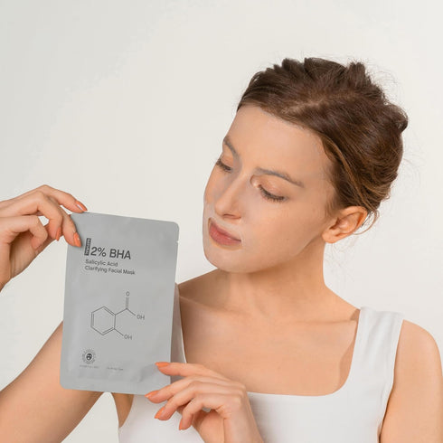 A TYPICAL Pore Refining Skin Care Fiber Face Mask Set Infused with 2% Salicylic Acid- Hydrating Facial Mask to Remove Acne, Unclog Pores, Moisturi...