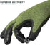 Youngstown Glove Company unisex adult cut resistant safety gloves, Multicolored, Large US,Green...