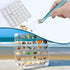 Acrylic Magnetic Seashell Display Box 36 Grids Seashell Storage Box Display Case Decorative Seashell Starfish Trinket, Small Craft Organizers Cont...
