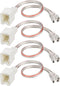 RED WOLF Car Door Speaker Wiring Harness Adapter Connector Plug Compatible with Nissan sentra Altima Rogue 2004-2019, Infiniti 2006-2018 Model 4PC...