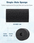 Pawfly 6 Pack Pre-Filter Sponge, Aquarium Filter Sponge 0.4" Intake Sponge Foam Roll for Small Fish Shrimp Fry Fish Tank Covers Accessories...