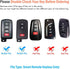 Tukellen for Toyota Key Fob Cover,Special Soft TPU Key Case Protector Shell Compatible with Tundra Tacoma Sequoia 4Runner Highlander RAV4 Camry Co...