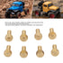 1/24 RC Hex Nut, 8Pcs 1/24 RC Hex Nut Brass RC Wheel Lock Nut Replacement Accessories for SCX24 Wheels & Tires (8mm)...