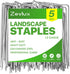 Landscape Staples Galvanized Garden Stakes, Heavy Duty Garden Pins for Fences, Lawns, Weed Barriers and Landscape Fabrics, Netting, Irrigation Hos...