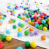 Kbraveo 1000pcs 1/2 Inch Glitter Poms Sparkle Balls for Craft,Multicolored Glitter Poms...