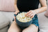 The Silicone Kitchen Silicone Microwave Popcorn Maker Collapsible Bowl, Non-Toxic, Dishwasher Safe, Dark Blue...