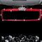 Bling Car Mirror Rhinestone Car Rear View Mirror for Women Rear View Mirror Glitter Shining Car Mirror (Red-Crown)...