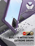 i-Blason Ares Series Rugged Clear Protective Bumper Case for 6.7-Inch Samsung Galaxy S20+ Plus 5G (2020), Purple...