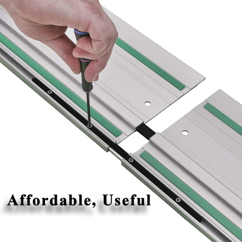 Guide Rail Connector Set P-20177 for Makita Track Saw Long Cuts? Also Compatible with Festool, Fit for DeWalt in Integrated Guide Rail T-Slots for...