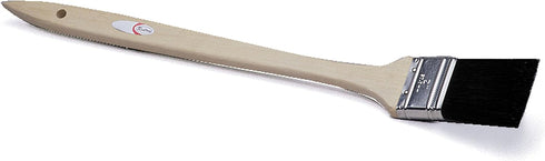 10023 Radiator Professional Bent Wood Handle Paint Brush - 1-1/2", Black...