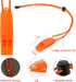 Emergency Whistle, Super Loud Floating Whistle with Lanyard, Ideal for Boating, Swimming, Kayaking, Water Survival, Hiking, Camping, Climbing...