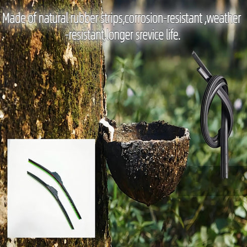 OEM Quality 22 "+ 22" Quality all-weather durable stable quiet wiper blades + Suitable for all weather (2 blades) (24+18)...
