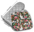 Basset Hound Florals Oven Mitts and Pot Holders, Heat Resistant Kitchen Bake Gloves Safe Mats 2 Pieces, Soft Cotton Lining with Non-Slip Surface f...