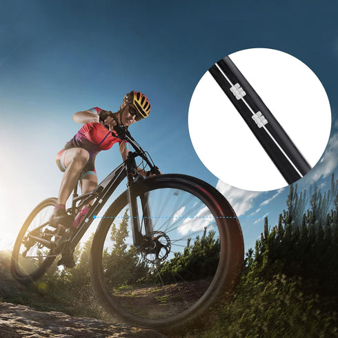 4PCS Bike Brake Cable Gear Shifter Cable Wire Set, Universal Standard Bicycle Brake Cable, Professional Bicycle brake line for Mountain and MTB Bi...