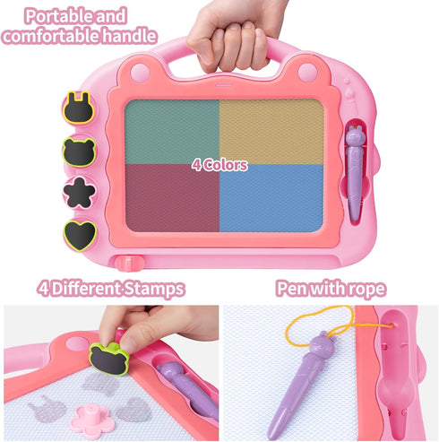 Magnetic Drawing Board Sketch Doodle for 3 4 5 Year Old Baby, Educational Learning Toys Age 3-5 Year Old Girls, Erasable Doodle Board for Kids, To...
