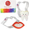 Sweet Smile/Dentist Cookie Cutters 2-Pc. Set Made in the USA by Ann Clark, Mouth, Tooth...