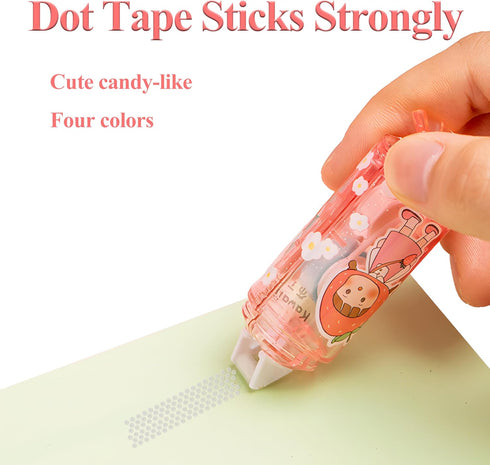Double Sided Glue Tape Roller for Scrapbooking,Adhesive Roller,Double Sided Tape,Scrapbook Supplies for Crafts and Arts Projects (4 Pack)...
