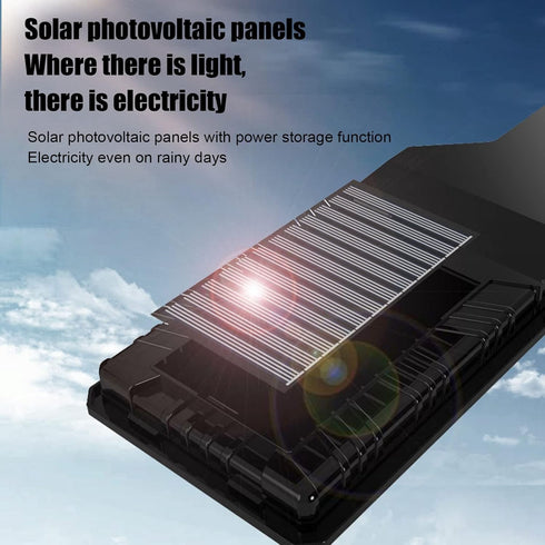 Haofy Solar LED Street Light, 72 LED Solar Motion Sensor Dusk to Dawn Light, 3000LM Solar Powered Security Lights for Garden Yard Street Parking L...