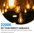 E ENERGETIC LIGHTING Dimmable LED Edison Light Bulb, G25 Globe Antique Flexible Spiral LED Filament Light, 8W Equivalent 60W, 2200K Warm Light, 50...