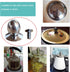 2 Pack Glass Teapot Replacement Knob Stovetop Tea Kettle Lid Knobs for Tea Cup Cover Button Olive Shape Handle Top Cap Water Cups Covers Top Bead ...