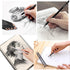Drawing Pencils,30pcs Art Supplies Sketch Pencils Set with Graphite Pencils 12B 10B 8B 7B 6B 5B 4B 3B 2B B HB 2H 4H 6H,Black & White Charcoal Rain...