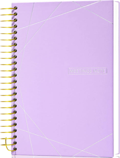 Meeting Notebook with Action Items Work Notebook for Note Taking 120 Sheets A5 Meeting Notebook for Office Business Meeting Agenda Book for Men Wo...