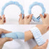 6PCS Spa Headband and Wristband Set - Makeup Headband, Wristbands, Hair Claw Clips, Blue Scrunchies for Women Skincare Non Slip Thick Hair Accesso...