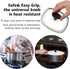 Replacement Pot Lid Top Knob 2 Pcs Universal Kitchen Cookware Lid Replacement Knob Bakelite Kitchen Pot Lid Handle Heat Resistant for Casserole Ke...