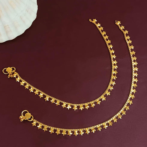 Efulgenz Mothers Day Gift Indian Silver Tone Bell Charms Tassel Chain Anklet Set Bracelet Payal Foot Jewelry...