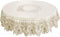 uxcell Round Tablecloth Flower Embroidered Round Table Cover for Holiday Party Wedding, Theme Party Table Decors, Dresser Cover Tablecloth 48" Dia...
