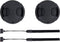 2-Pack 49mm Front Lens Cap Cover with Deluxe Cap Keeper for Canon EOS R100 R50 R10 with RF-S 18-45mm Kit Lens, for Canon EOS M50 M6 Mark II M5 M6 ...