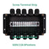 ABS IP67 Waterproof Dustproof Electrical Junction Box, with 15A 600V Barrier Terminal Cable Connector, 5 in/5 Out Power Junction Box?6.22 * 3.54 *...
