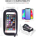Bike Bag for Front Frame Bicycle Bag Waterproof Bike Phone Mount Top Tube Bag Bike Phone Case Holder Accessories Cycling Pouch Handlebar Bag with ...