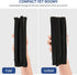 Large Capacity Black Spider Web Pencil Case with Zippers Storage Pouch Holder Pencil Box Marker Organizer Bag with Compartments for Office Supplie...