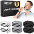6PCS Jaw Exerciser for Men & Women, 3 Resistance Levels, Silicone Jawline Exerciser, Jaw Trainer Strengthener, Jawline Shaper, White+Grey+Black( U...